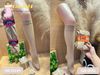 Tất Da Nữ Set 10 Đôi Xỏ Ngón GỐI trơn gai  2040 - GVG Chất Liệu Dày Dặn Co Giãn Tốt