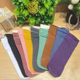 Tất Vớ Nữ Nhiều Màu set 10 Đôi  Chống Nắng Ủ kem chất dày dặn thoáng mát thấm thoát mồi hôi