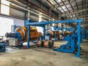  Installing 61-thread twisting machine system at Cadivi Tan Phu Trung Factory 