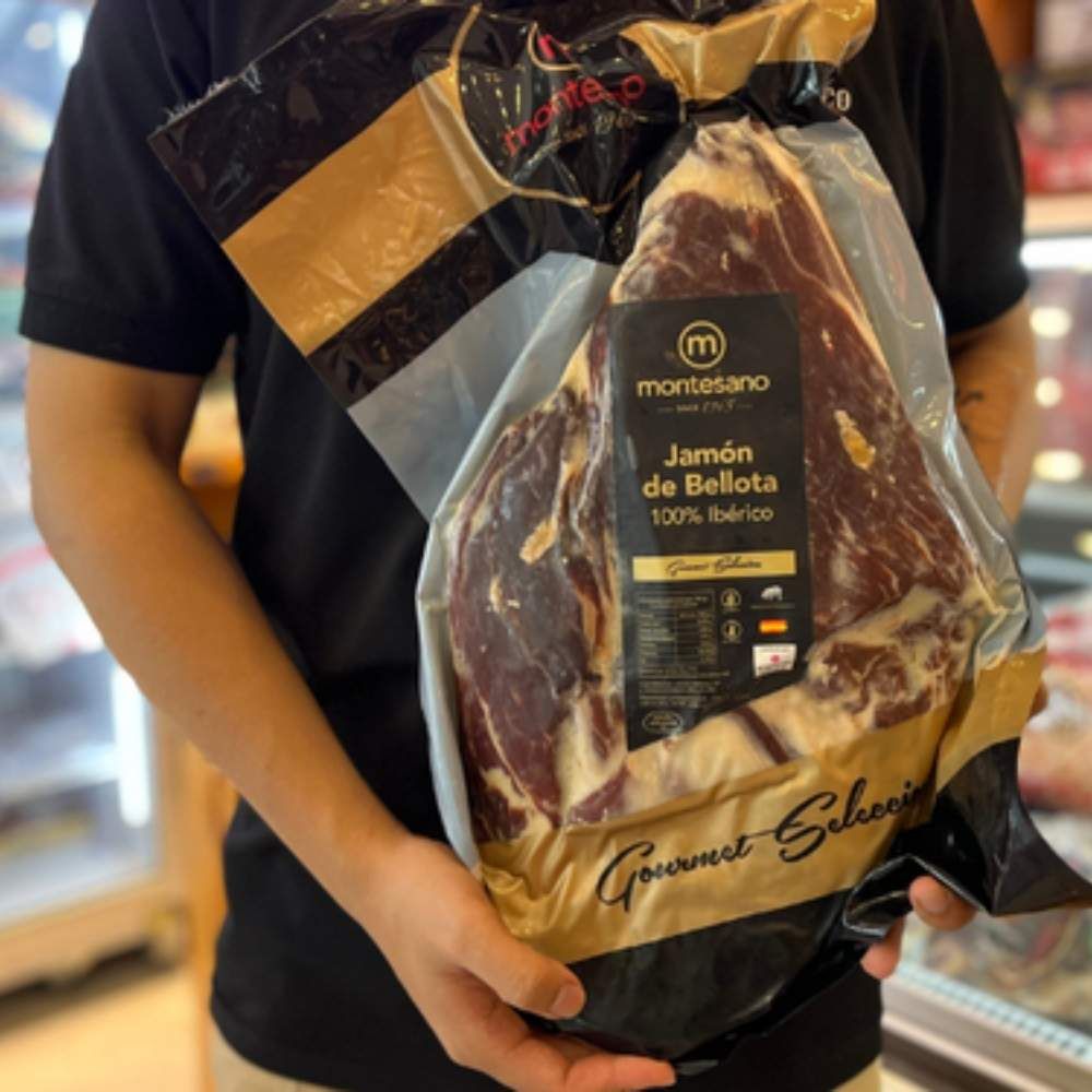 Đùi heo muối Iberico Bellota Montesano không xương thuần chủng 100% 48 tháng KG đùi sau