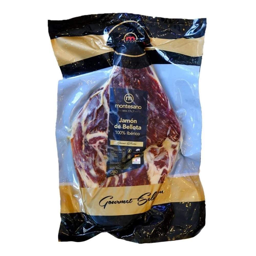 Đùi heo muối Iberico Bellota Montesano không xương thuần chủng 100% 48 tháng KG đùi sau