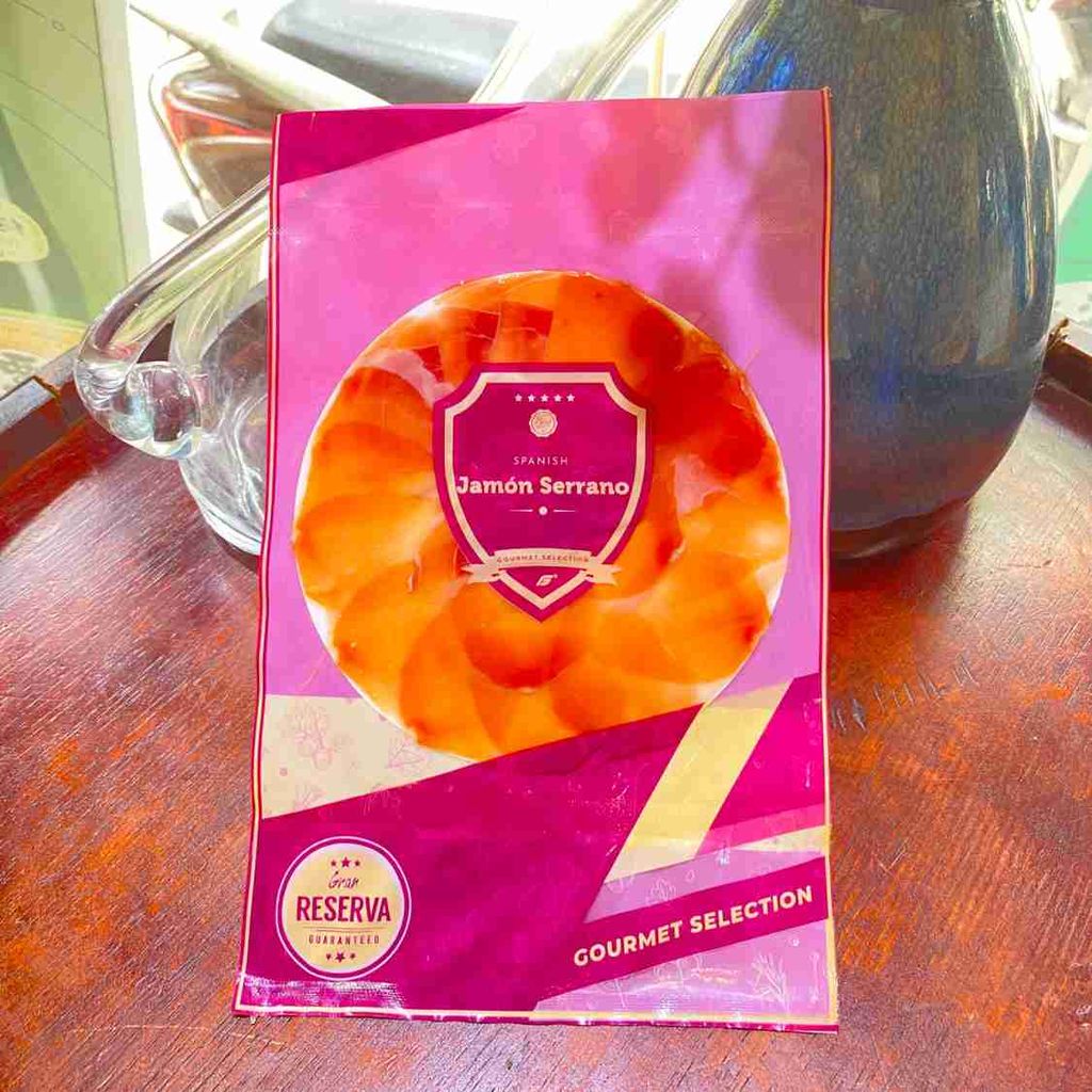 Thịt heo Serrano cắt lát túi 30g