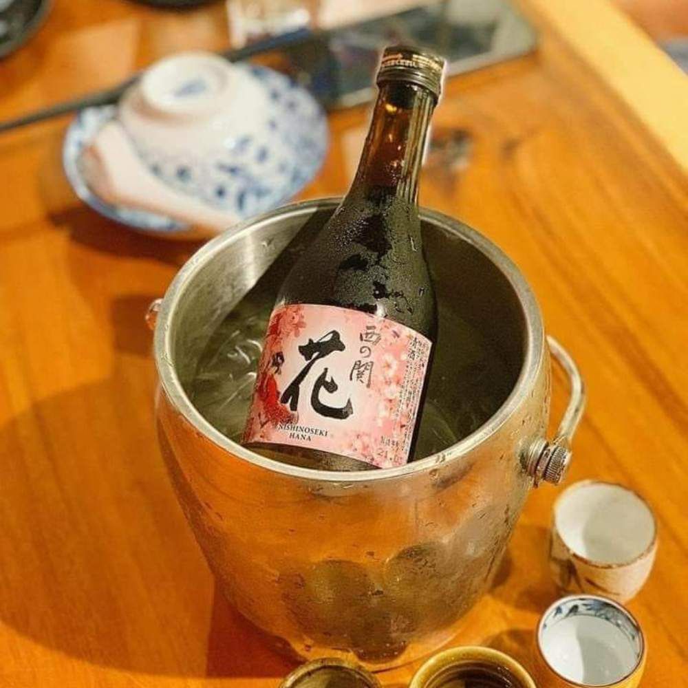 Rượu Sake Nishinoseki Hana 70 Futsushu 300ml 15%