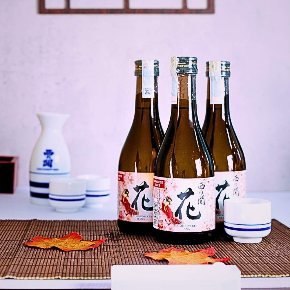 Rượu Sake Nishinoseki Hana 70 Futsushu 300ml 15%
