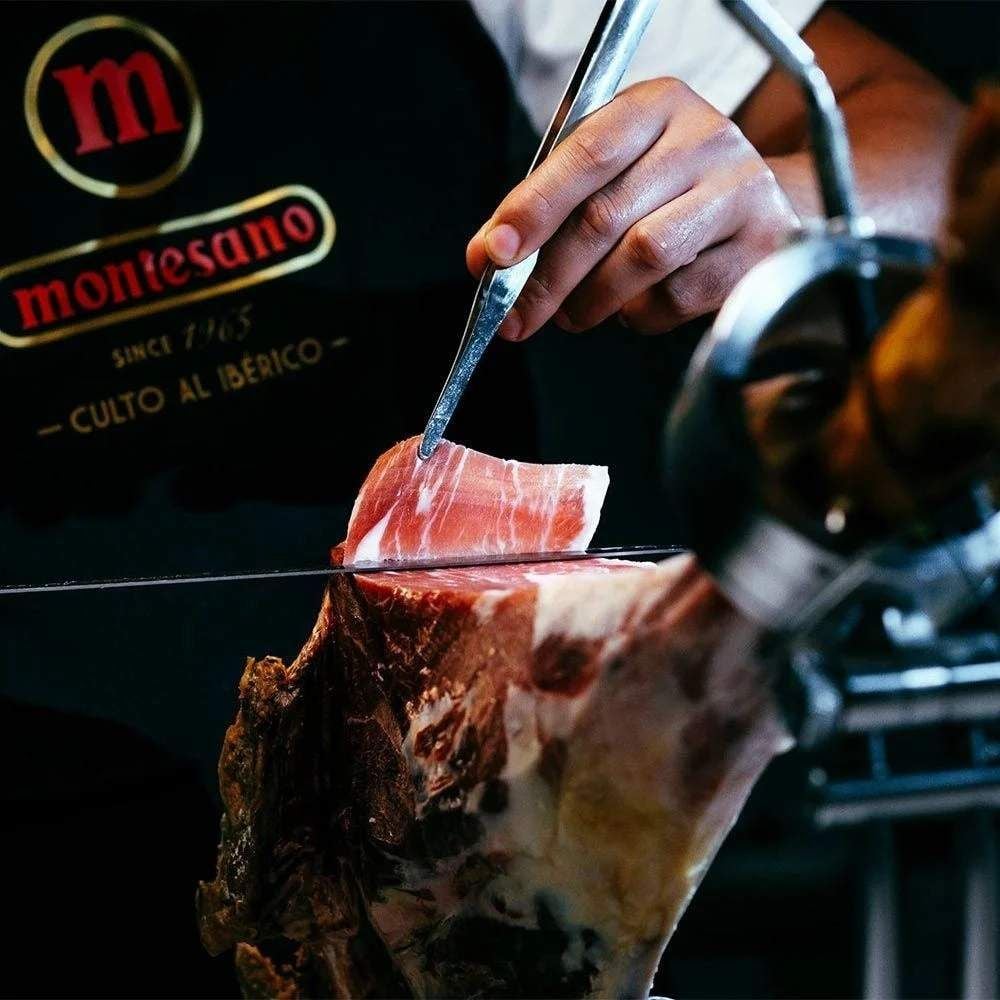 Đùi heo muối Iberico Cebo Montesano có xương 24 tháng KG đùi trước