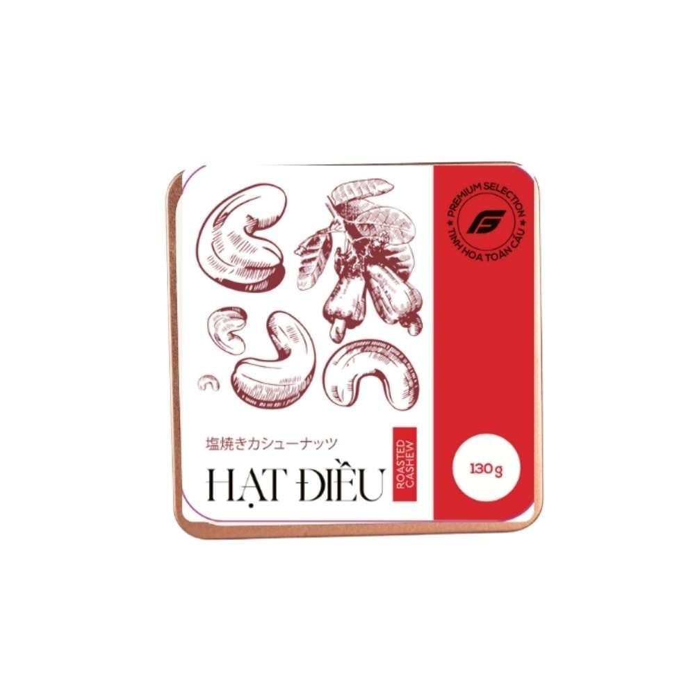 Hạt điều Tinh Hoa Toàn Cầu hộp thiếc 130g