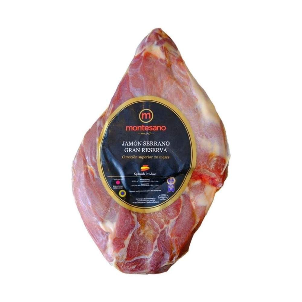 Đùi heo trắng muối Serrano Montesano không xương 18 tháng KG đùi trước