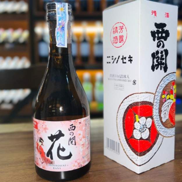 Hộp quà đơn Sake Nishino Seki Hana 300ml