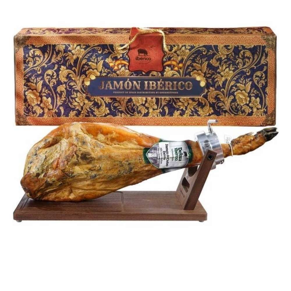 Hộp quà đùi sau Iberico Cebo có xương 24 tháng