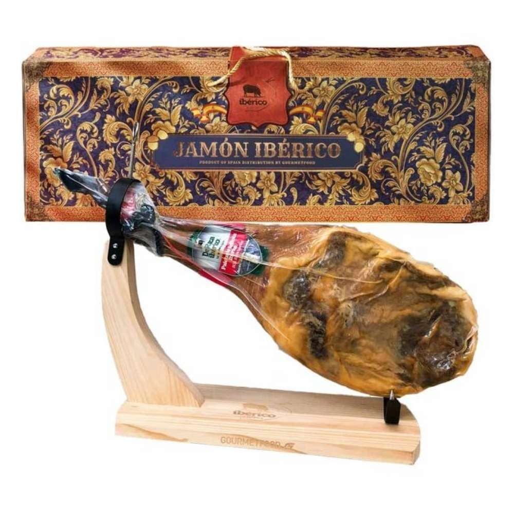 Hộp quà đùi trước Iberico Bellota có xương 36 tháng