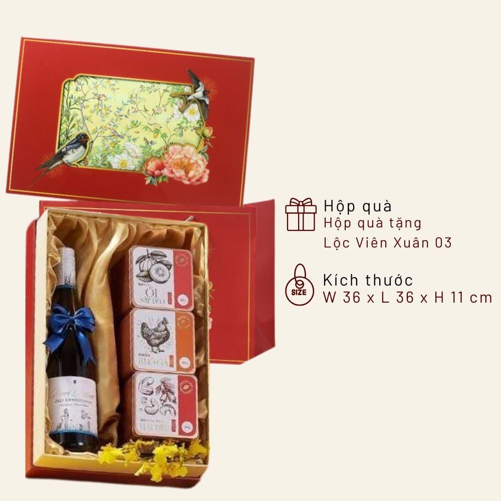 Hộp quà tặng Lộc Viên Xuân 03