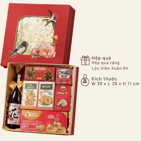 Hộp quà tặng Lộc Viên Xuân 04