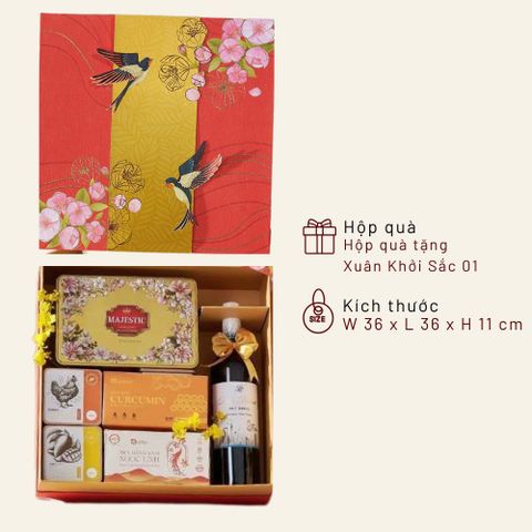 Hộp quà tặng Xuân Khởi Sắc 01