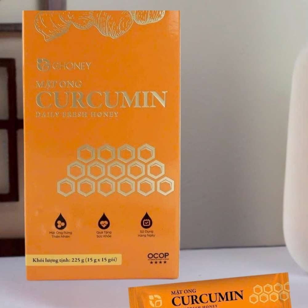Mật ong Nghệ Curcumin Daily Fresh Honey Ghoney 225g