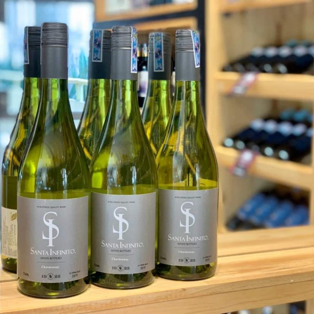 Rượu vang trắng Chile Santa Infinito Varietal Chardonnay 13% Central Valley 2016