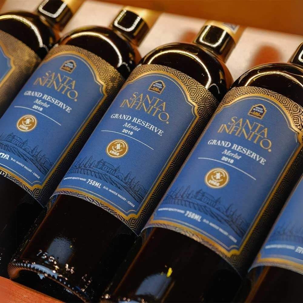 Rượu vang đỏ Chile Santa Infinito Grand Reserve Merlot 14% Central Valley 2016