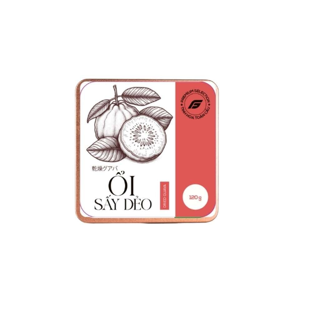 Ổi sấy dẻo Tinh Hoa Toàn Cầu hộp thiếc 120g