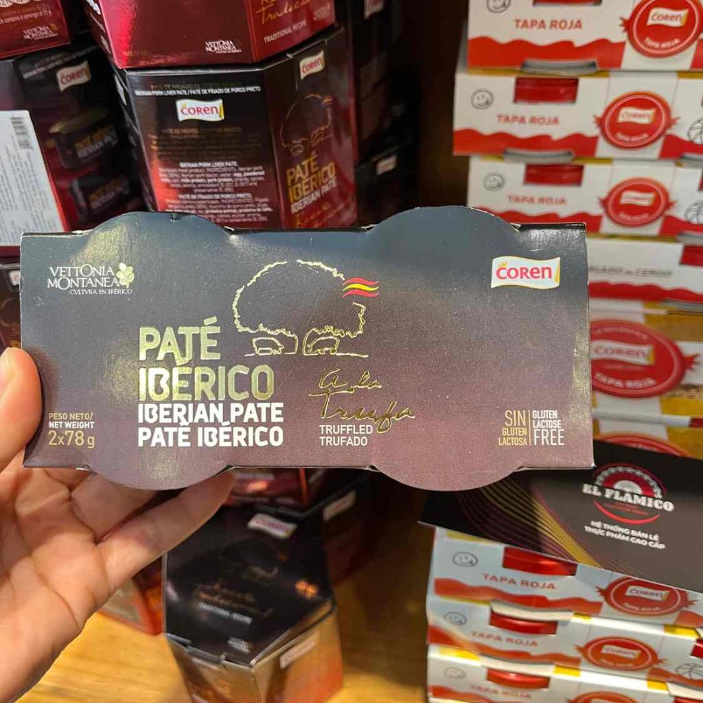 Pate Iberico vị nấm truffle 2x78g Coren