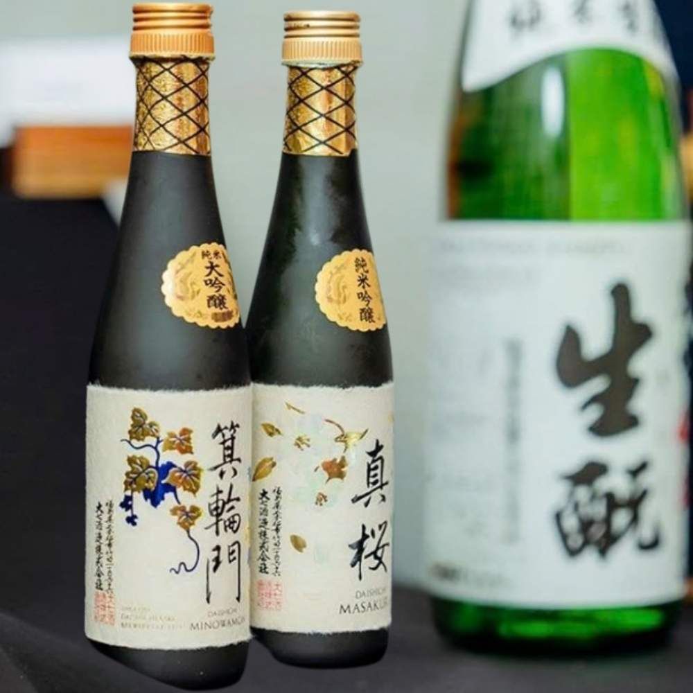 Rượu Sake Daishichi Minowamon 50 Junmai Daiginjo 300ml 15%