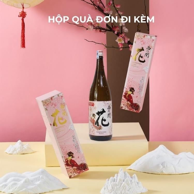 Rượu Sake Nishinoseki Hana 70 Futsushu 1800ml 15%
