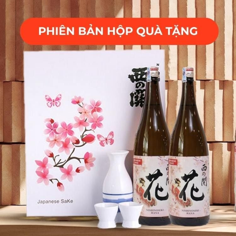 Rượu Sake Nishinoseki Hana 70 Futsushu 1800ml 15%