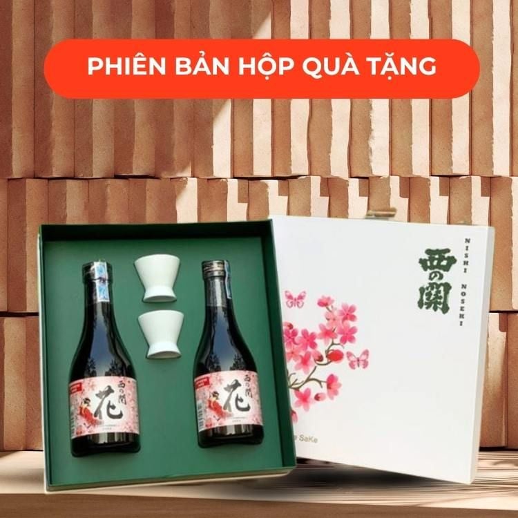 Rượu Sake Nishinoseki Hana 70 Futsushu 300ml 15%