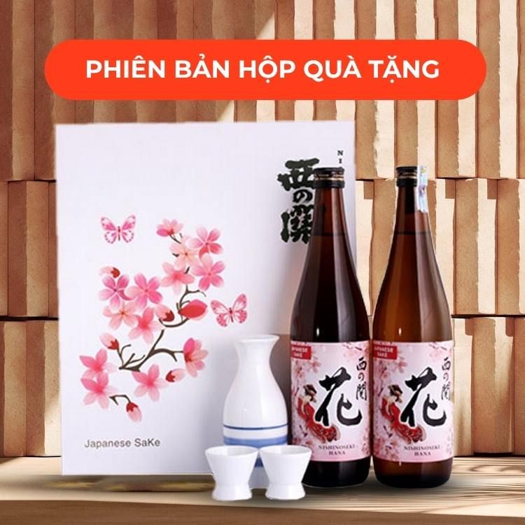 Rượu Sake Nishinoseki Hana 70 Futsushu 720ml 15%
