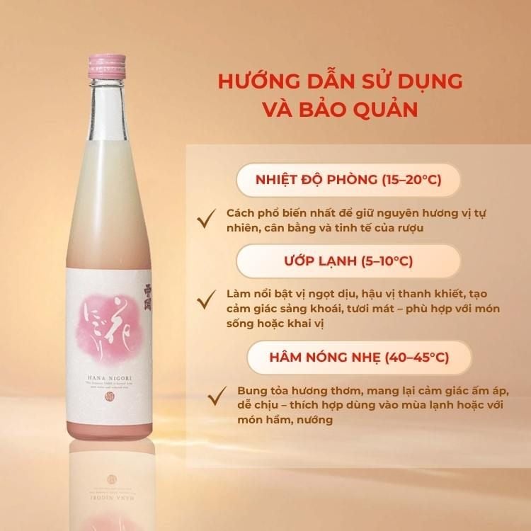 Rượu Sake Nishinoseki Hana - Nigori 70 Futsushu 500ml 15%