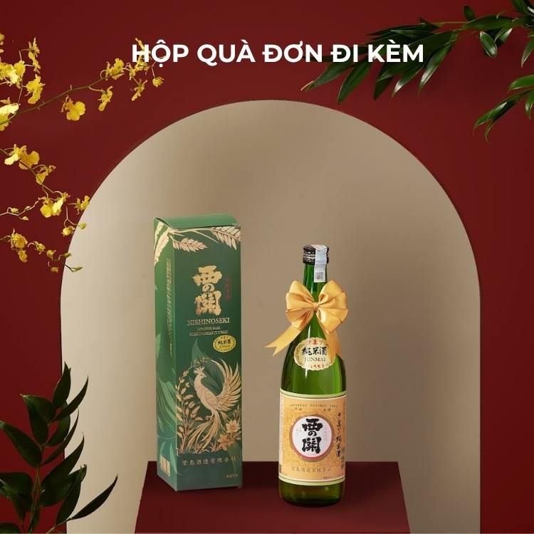 Rượu Sake Nishinoseki Junmai 60 Junmaishu 720ml 15%