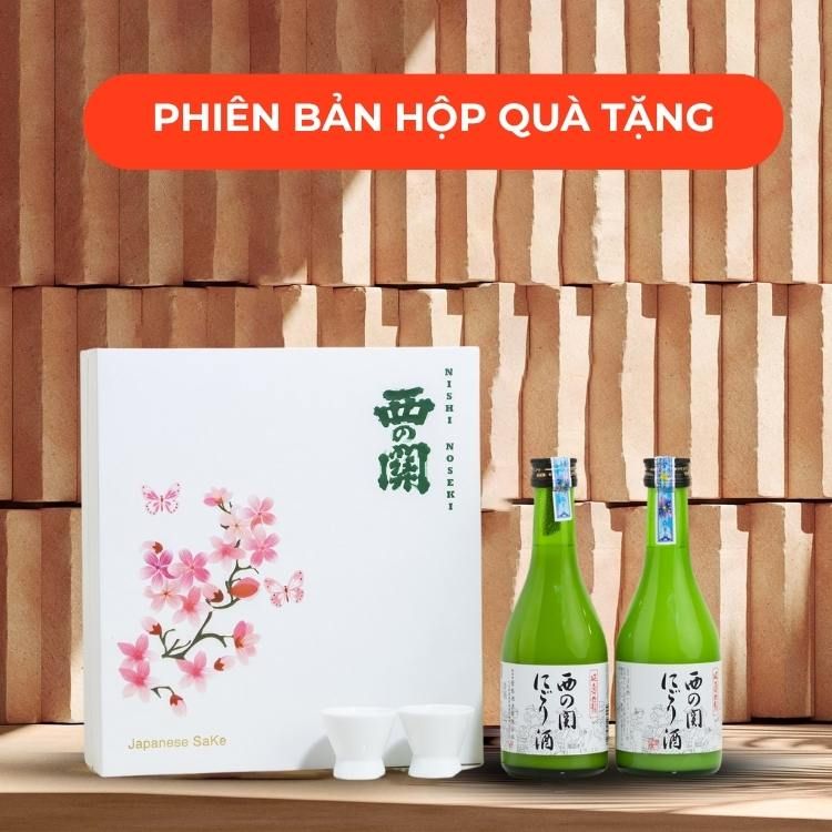 Rượu Sake Nishinoseki Nigori Zake 70 Futsushu 300ml 15%