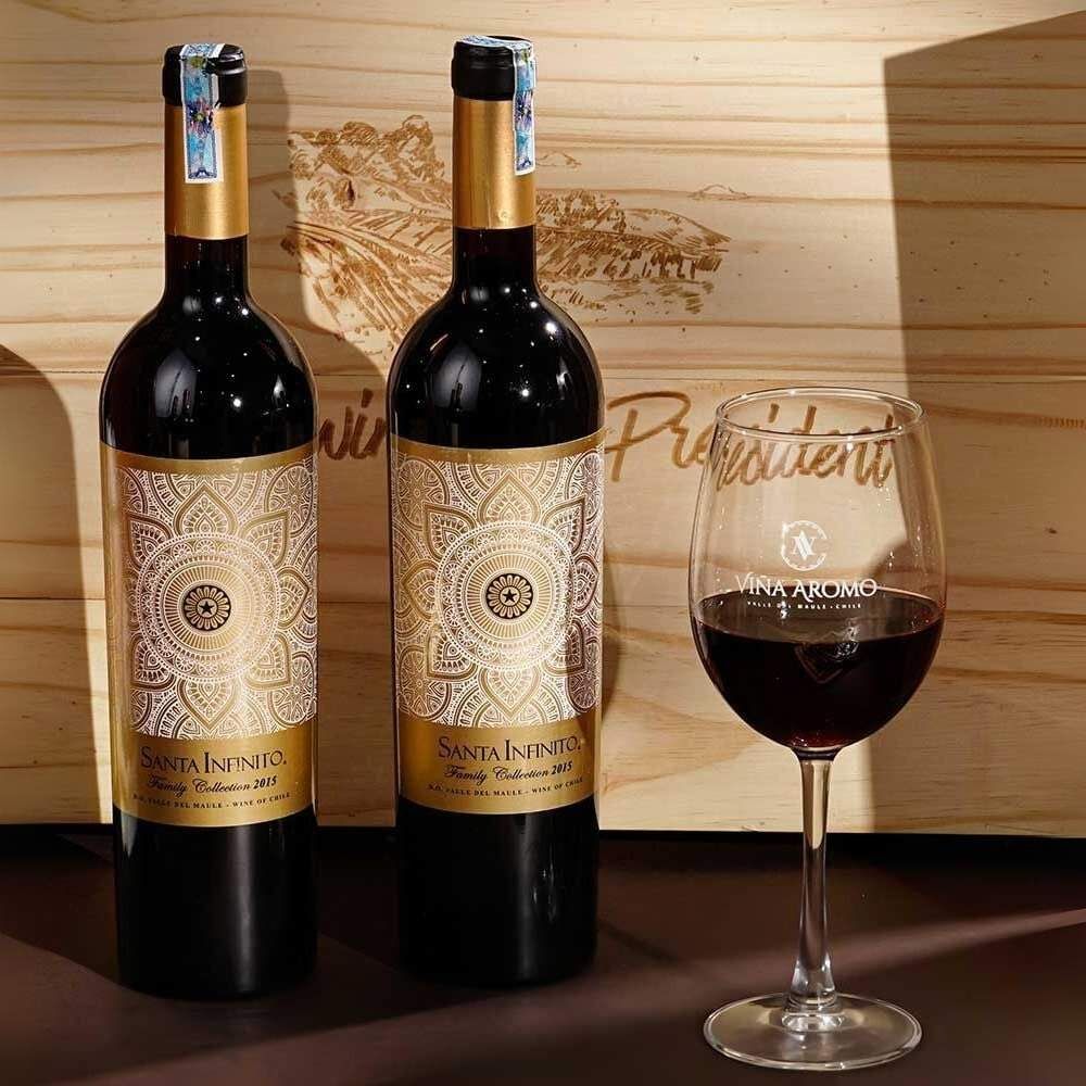 Rượu vang đỏ Chile Santa Infinito Family Collection Cabernet Sauvignon, Carmenere & Perit verdot 14% Maule Valley 2014