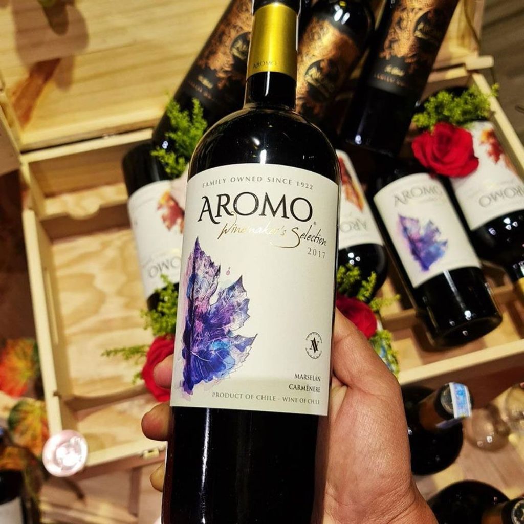 Hộp quà đơn Vang đỏ Aromo Winemaker's Selection Marselan, Carmenere