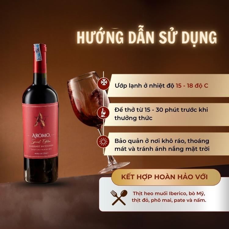 Rượu vang đỏ Chile Aromo Special Edition Cabernet Sauvignon 13% Central Valley 2021