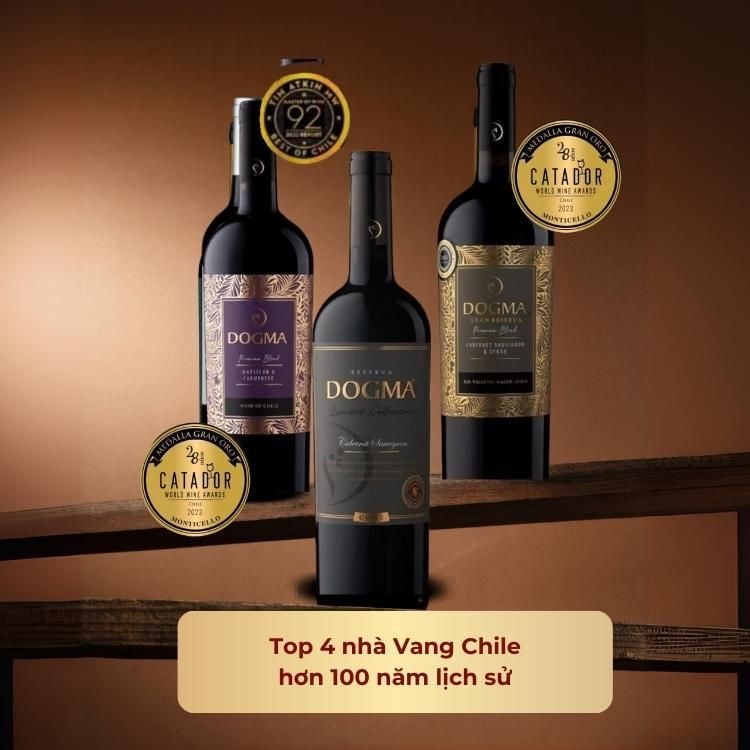 Rượu vang đỏ Dogma Reserva Cabernet Sauvignon 13.5%