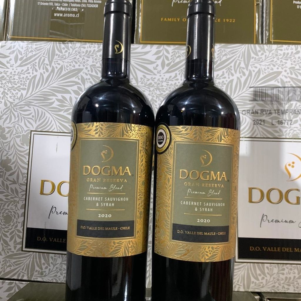 Rượu vang đỏ Chile Dogma Gran Reserva Cabernet Sauvignon & Syrah 14%