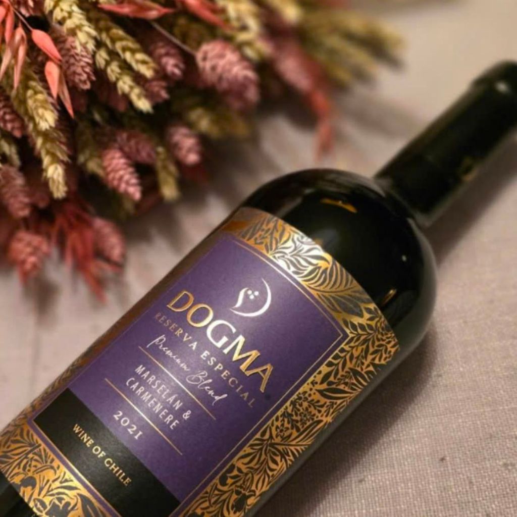 Rượu vang đỏ Dogma Gran Reserva Marselan & Carmenere 14%