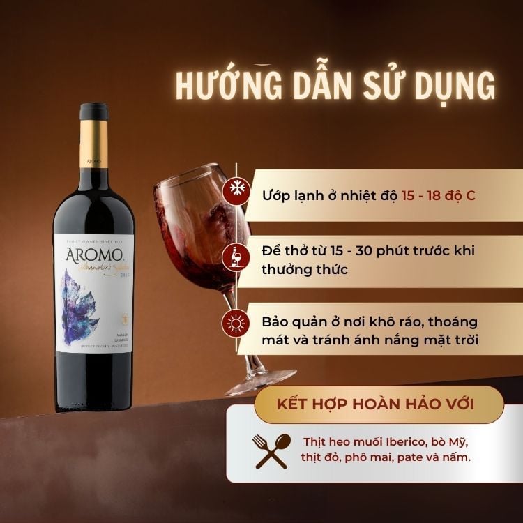 Rượu vang đỏ Chile Winemakers Selection Marselan & Carmenere 13.5% Maule Valley 2015