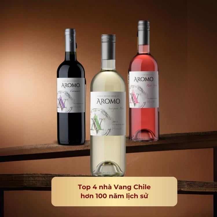 Rượu vang trắng Chile Aromo Varietal Sauvignon Blanc 13%