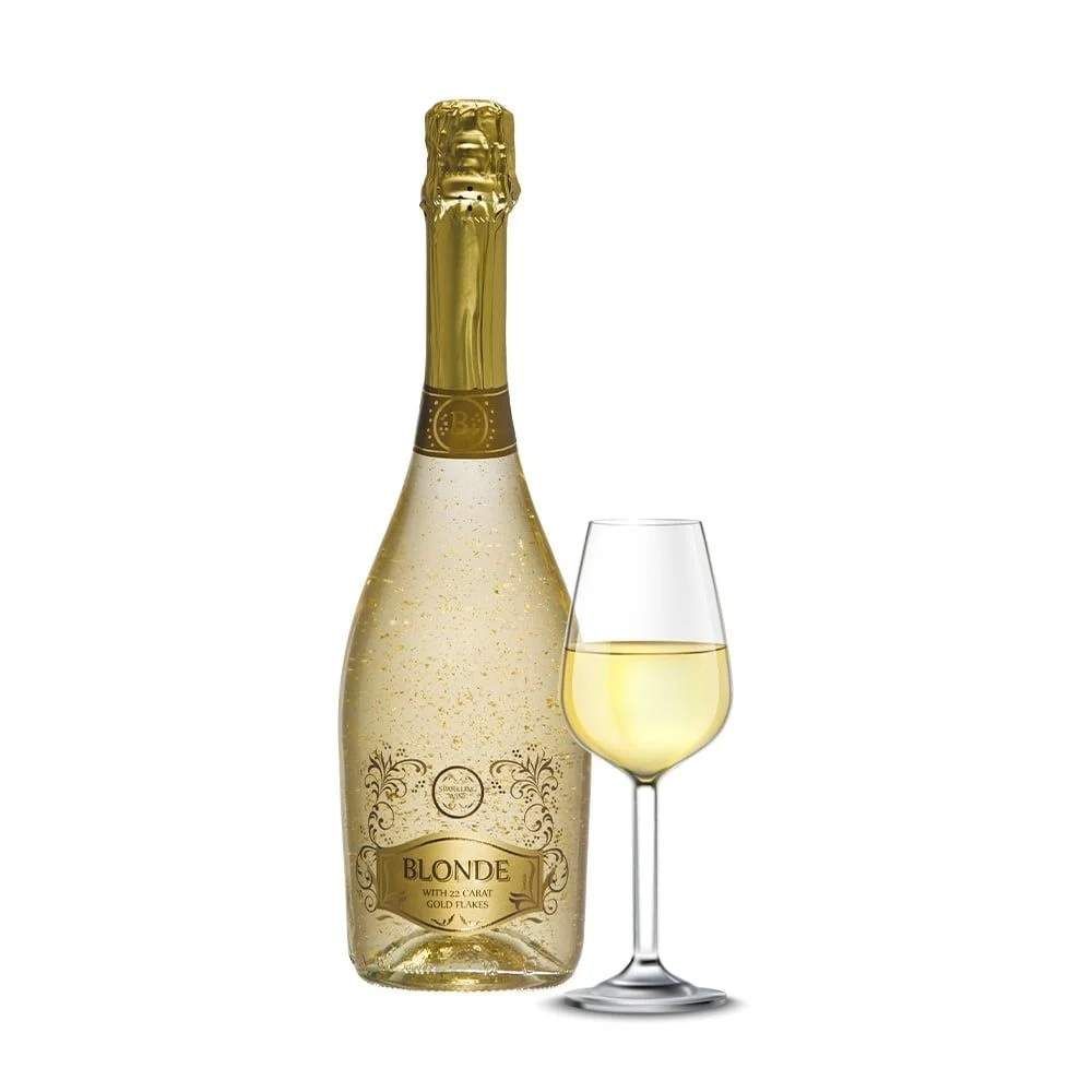 Sparkling Blonde Gold Flakes 22 Carat 750ml 11%