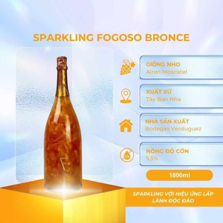 Sparkling Fogoso Bronce 1.5L 5.5%