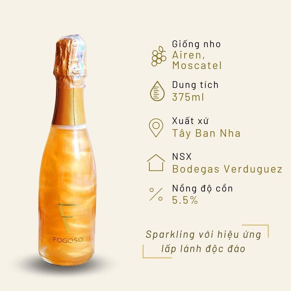 Sparkling Fogoso Bronce 375ml 5.5%