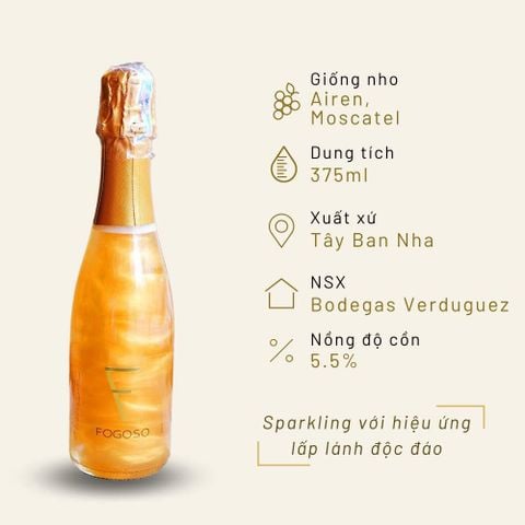 Sparkling Fogoso Bronce 375ml 5.5%