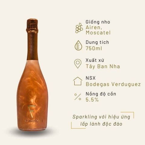 Sparkling Fogoso Bronce 750ml 5.5%
