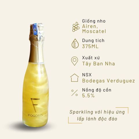 Sparkling Fogoso Oro 375ml 5.5%