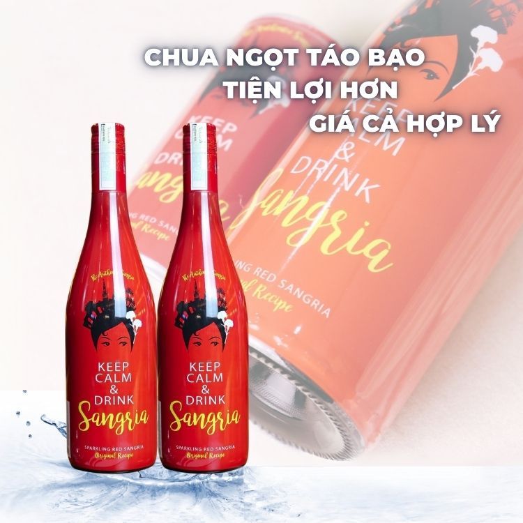 Nước trái cây lên men The Authentic Red Sangria 750ml 6.5%