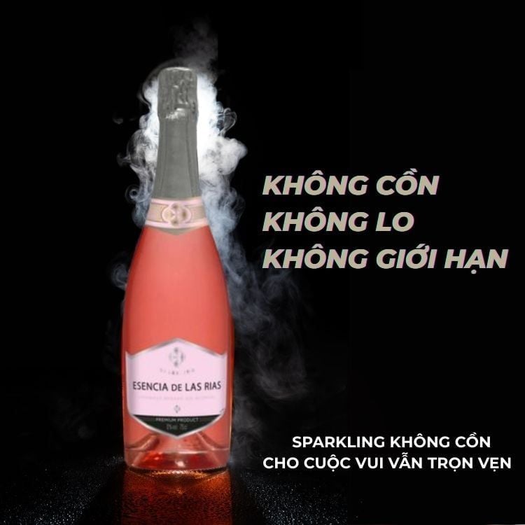 Sparkling không cồn Rose Esencia 750ml