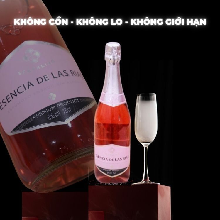 Sparkling không cồn Rose Esencia 750ml