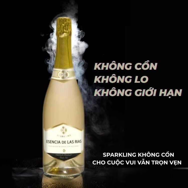 Sparkling không cồn White Esencia 750ml