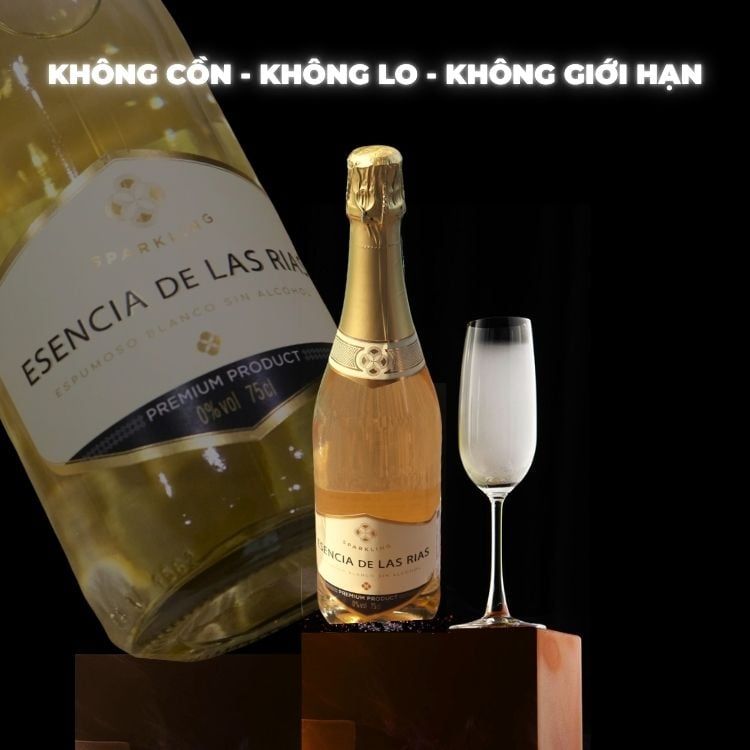 Sparkling không cồn White Esencia 750ml