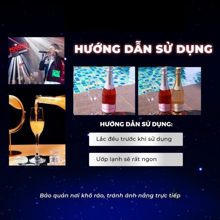 Sparkling không cồn White Esencia 750ml